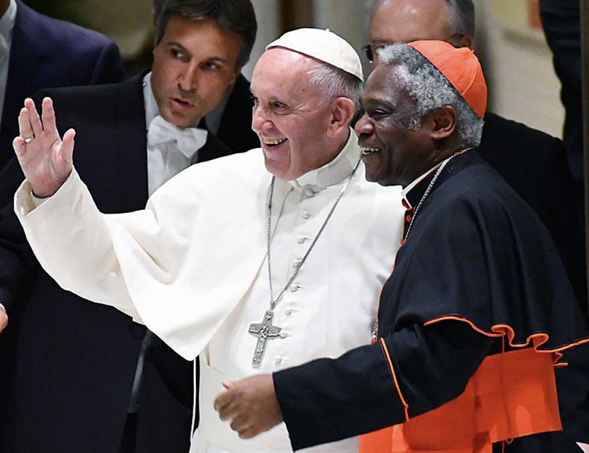 CARDENAL TURKSON ES FAVORITO PARA SUCEDER A `SU SANTIDAD FRANCISCO` Y CONVERTIRSE EN EL PRIMER PAPA AFRICANO